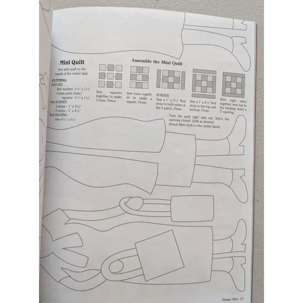 Happy Hats & Friends Pattern Sewing Book
